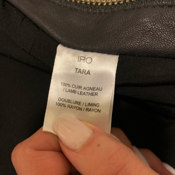 Iro leather jacket - Picture 5 of 5